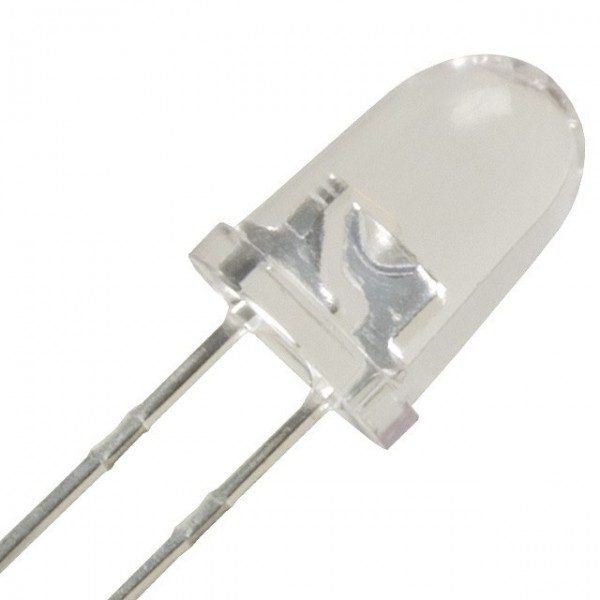 5 mm WHITE Led, Cool Light,Small Led for Electronics Circuit – Prayog India