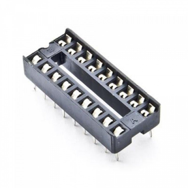 100x 18-Pin DIL DIP IC Sockets – 18 Pin, PCB Mount, 2.54mm Pitch – New, Good Quality