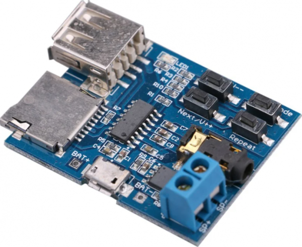 Non-Destructive MP3 Decoding Board with Self-Powered TF Card U Disk Decoded Player Module 5 www.prayogindia.in