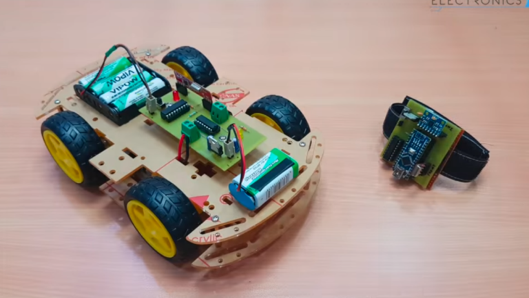 Gesture Control Robot, Arduino Based Projects – Prayog India image.