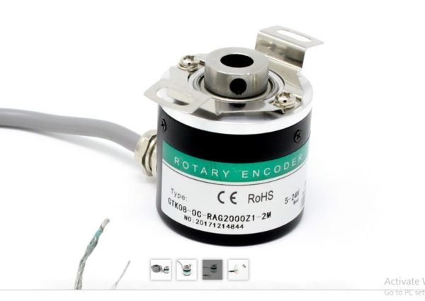ZKP3808 2000 PPR Hollow Shaft ABZ 3-Phase 5-24V Incremental Photoelectric Rotary Encoder - Image 3