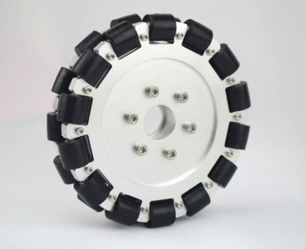 EasyMech 152mm Double Aluminium Omni Wheel (BEARING TYPE ROLLER) - Image 5