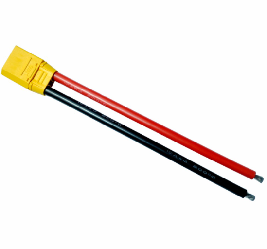 SafeConnect XT90 Plug Male 10AWG 10cm Tail with Housing www.prayogindia.in.PNG