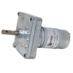 Orange MG555 12V 150RPM Square Gearbox DC motor For DIY Project Encoder Compatible1 www.prayogindia.in